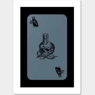 Memento Mori Poker Card Posters and Art